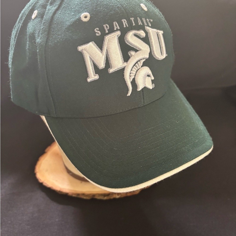 Green MSU Spartans Cap